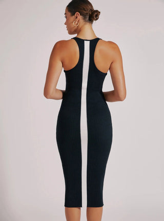 Blanc Noir Color Block Dress - Taryn x Philip Boutique