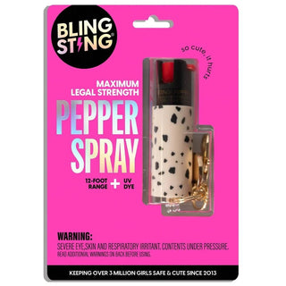 Bling Sting Modern Cheetah Pepper Spray