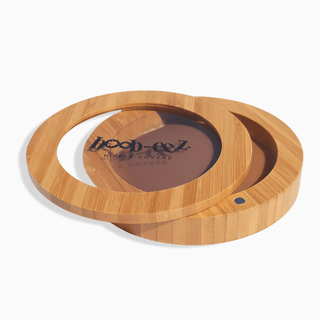 Boob-eez - Nipple Covers + Bamboo Compact: Dark Tint / 6cm
