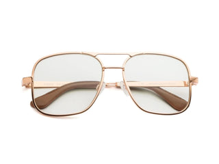 Metamodernist Scout Reading Glasses - Polished Rose Gold