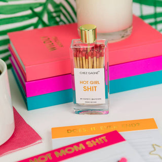 chez gagne hot girl shit glass