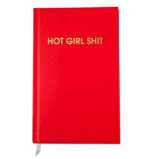 Chez Gagné - Hot Girl Shit - Fire Red Hardcover Journal