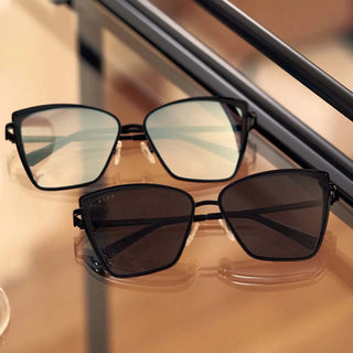 DIFF Eyewear Becky Black Dark Smoke - Taryn x Philip Boutique