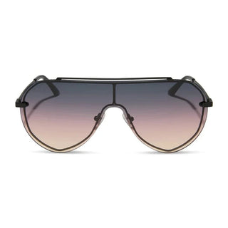 DIFF Eyewear Imani Sunglasses - Brushed Black Twilight Gradient