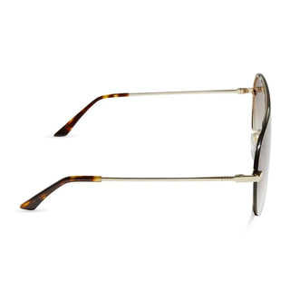 imani sunglasses gold brown gradient