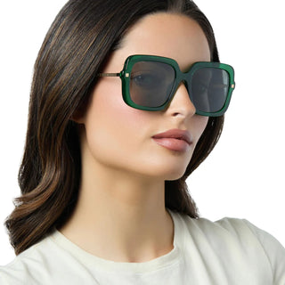 sandra in palm green crystal grey polarized sunglasses