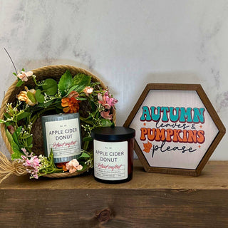 apple cider donut fall soy wax