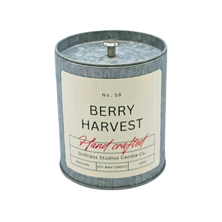 Driftless Studios - Berry Harvest Tin Fall Farmhouse Candle - Fall Candles