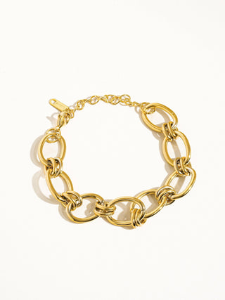 Flânerie by MAIQ - Tila 18K Gold Non-Tarnish Bold Chain Bracelet: Yellow Gold