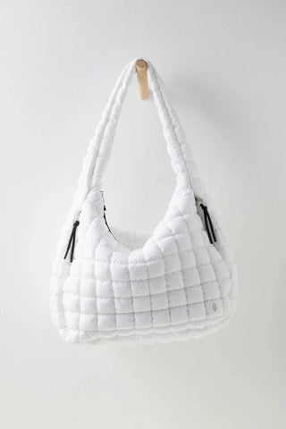 Free People Movement Quilted Carryall Bag - Optic White
