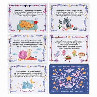 Knock Knock - Affirmators!® Mantras (Midnight) Nightly Affirmation Cards