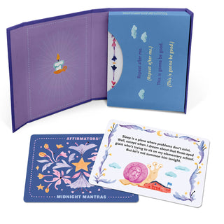Knock Knock - Affirmators!® Mantras (Midnight) Nightly Affirmation Cards