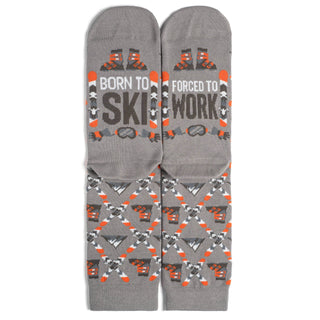 Lavley - Born To Ski, Forced To Work Socks