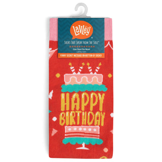 Lavley - Happy Birthday (Pink) Socks
