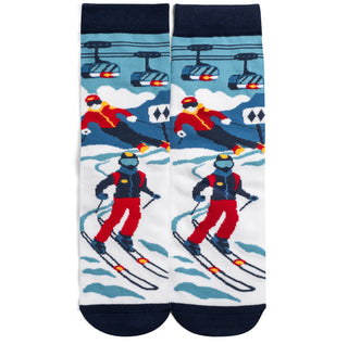 Lavley - I'd Rather Be Skiing Socks (CO Edition)