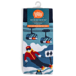 Lavley "I'd Rather Be Skiing" Socks