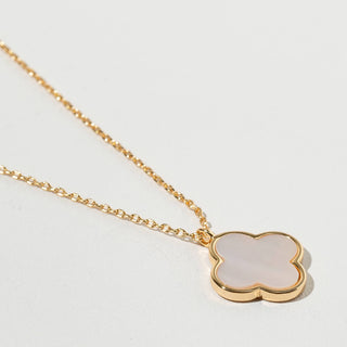 Maison Flora - Quatrefoil Clover Charm Short Necklace