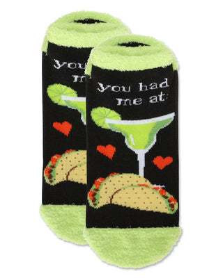 MeMoi Women's Tequila N Tacos Low Cut Non-Skid Socks