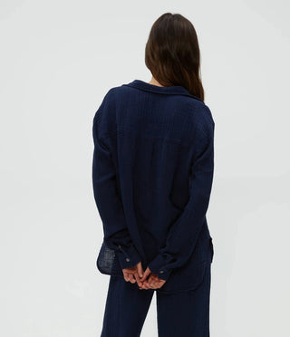 Michael Stars Leo Gauze Button Down Shirt