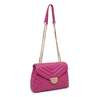 Moda Luxe Nora Small Crossbody Bag In Fuchsia