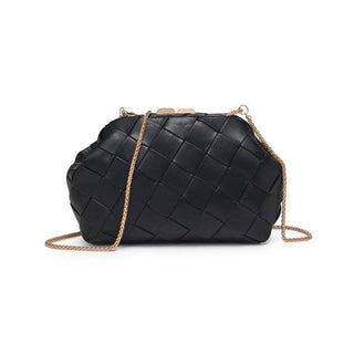 moda luxe pauline woven crossbody black