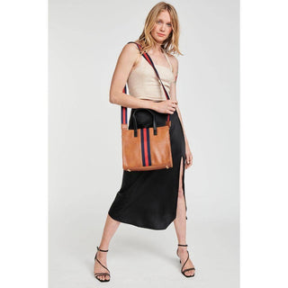 Moda Luxe mini tote handbag in tan