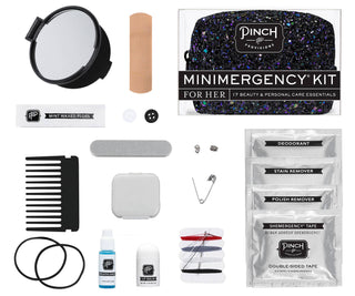 Pinch Provisions - Black Glitter Bomb Minimergency Kit