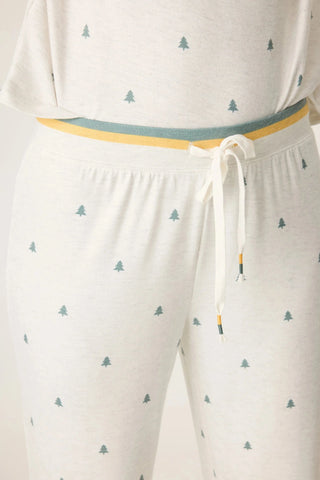 PJ Salvage Campfire Cozy Mini Tree Lounge Pant