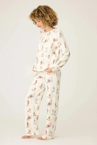 dog print long sleeve