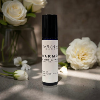 harmony warm woody luxury body oil