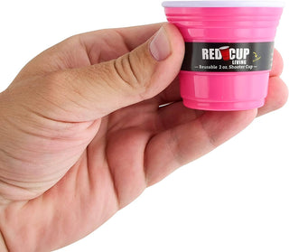 Red Cup Living - Red Cup Living Reusable Shooter Cup, 2 oz, Pink, BPA Free