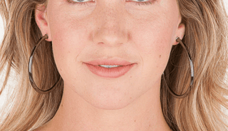 Sheila Fajl Shiny Gun Metal Hoop - Taryn x Philip Boutique