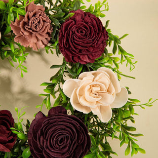 Sola Wood Flowers Shades of Red