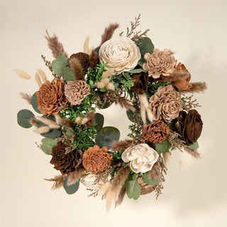 sola wood flowers sola wood flowers fall decor finished wreath