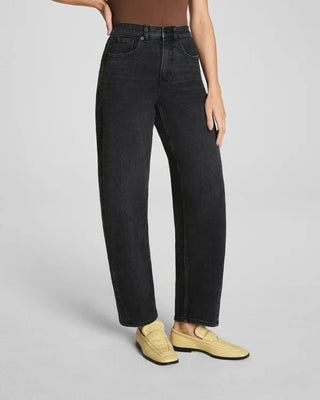 spanx authentic 360 barrel jean black