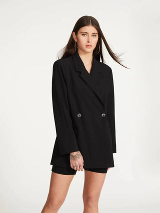 Steve Madden Stella Blazer In Black
