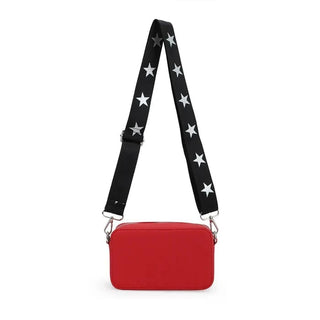 women's red crossbody bag