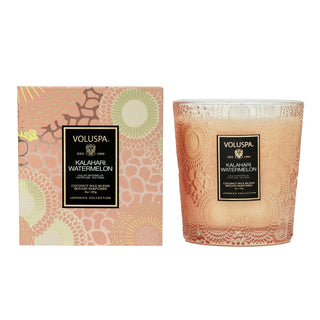 voluspa kalahari watermelon 9oz classic candle