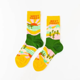 Yellow Owl Workshop Best Coast Crew Socks