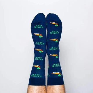Yellow Owl Workshop Duck Off Crew Socks