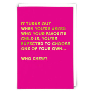Turns Out Greeting Card - Taryn x Philip Boutique