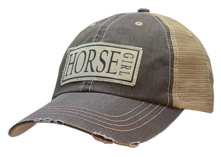 Horse Girl Distressed Trucker Cap - Taryn x Philip Boutique