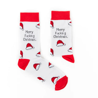 Urban Eccentric Unisex Merry Fucking Christmas Socks