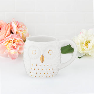 Pinky Up - Olivia Ceramic Owl Mug