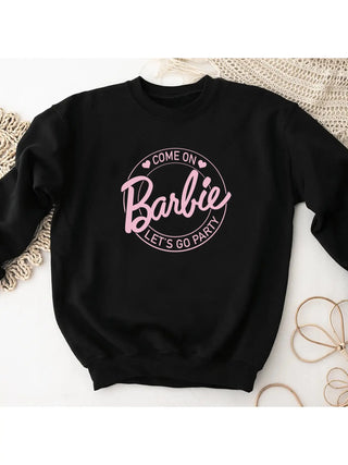 Come On Barbie Let'S Go Party Sweatshirt - Taryn x Philip Boutique