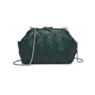 Moda Luxe - Pauline Woven Crossbody: Forest