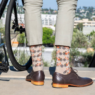 Lavley - Born To Bike, Forced To Work Socks