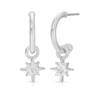Lucky Feather Brilliant You - Starburst Hoops