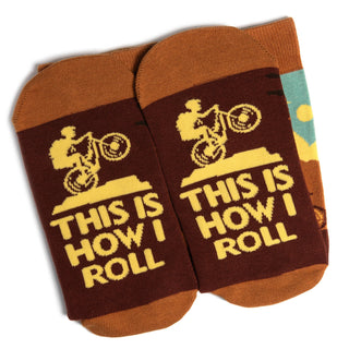 Lavley - This Is How I Roll (Mountain Biking) Socks