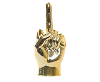 Interior Illusions Plus - Gold Middle Finger Tabletop-9" Tall